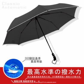 RB-SWR-48吋大型機能潑水自動傘(握把款式隨機)