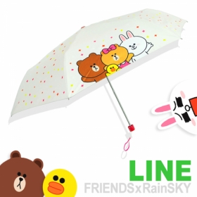 【LINE好友】超輕蛋捲式-折疊傘