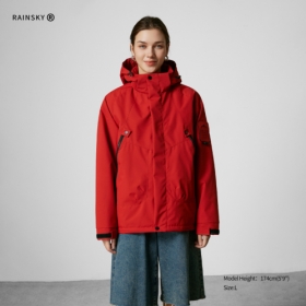 石墨烯輕量衝鋒外套(可拆帽，鋪棉款)NO.2588