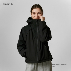 石墨烯輕量衝鋒外套(可拆帽，鋪棉款)NO.2588